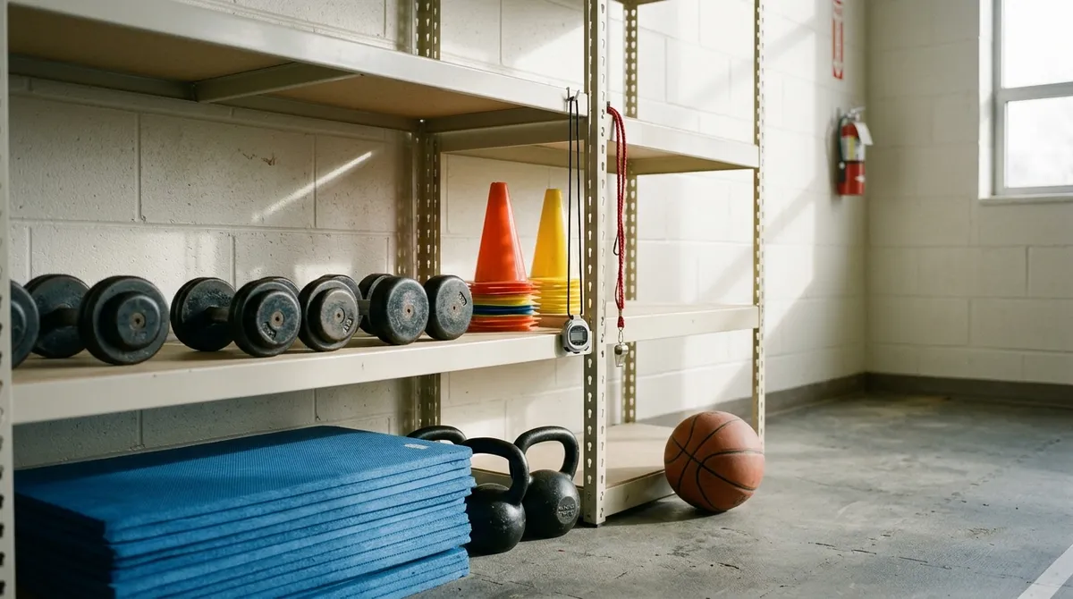 Matériel pédagogique d’un éducateur sportif